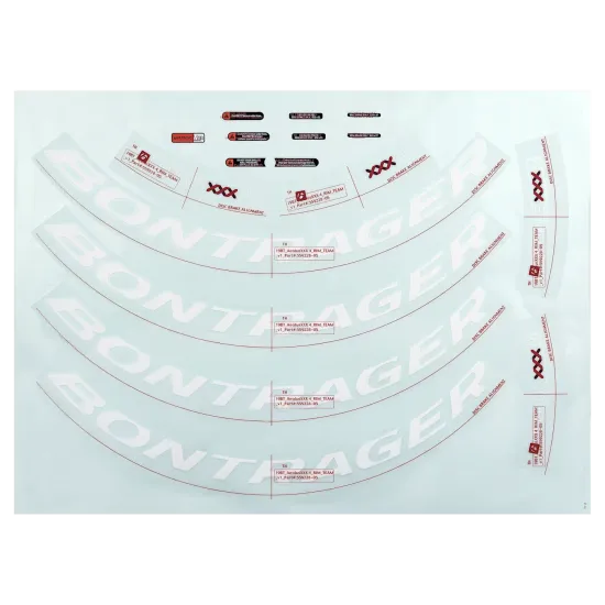 Matrica készlet Bontrager Aeolus XXX 4